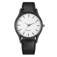 Couple Cuir Hommes Montre En Cuir Montre À Quartz En Cuir Avec Un Bracelet En Acier Inoxydable Mode Quartz Montre Pour Couple