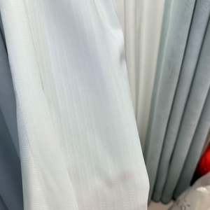 ม่านผ้าลินินอัดพลีทสุดหรูทำจากแผ่นฟอยล์สีชาและของแขวนติดผนัง - Product Image 1