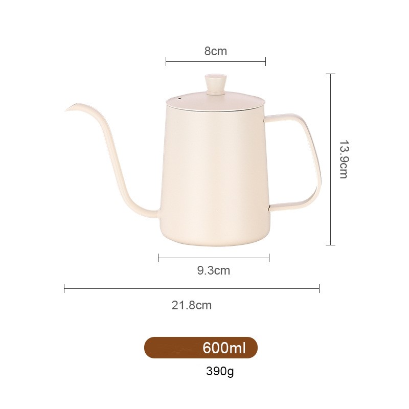 สีขาวด้าน/600มล