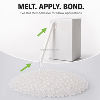 Colle thermofusible pour collage de pailles à boire, résine EVA haute viscosité, colle pour construction, travail du bois, transport, 25 kg/sac