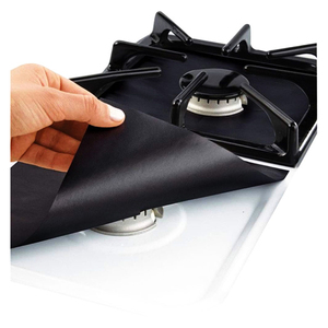 Protecteur <span class=keywords><strong>de</strong></span> cuisinière réutilisable, en acier inoxydable, antiadhésif, 5 brûleurs, <span class=keywords><strong>pour</strong></span> la cuisine - Product Image 1