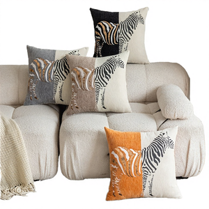 Housse de coussin moderne de style nordique en polyester, double face, jacquard, motif animal, pour la maison, l'hôtel, le canapé, le salon - Product Image 4