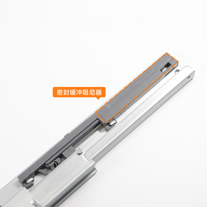 Đường ray trượt ngăn kéo dưới quầy, với các rãnh ngăn kéo kéo được cài đặt dưới sự hỗ trợ đáy đóng mềm - Product Image 2