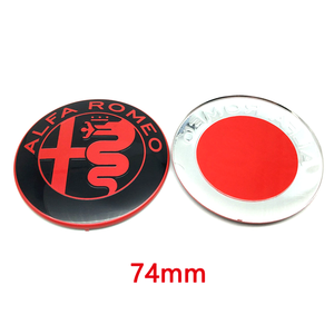 Pour AlfaRomeo 147 156 159 74mm <span class=keywords><strong>Emblème</strong></span> de capot avant de voiture, autocollant de calandre, badge de coffre arrière, décalcomanie, accessoires de style automobile - Product Image 5