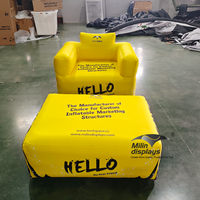 Fauteuil gonflable confortable personnalisé avec table basse intégrée pour divers événements intérieurs et extérieurs