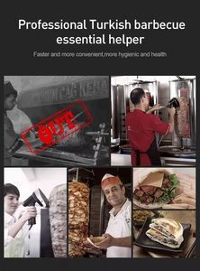 Trancheuse à kebab haute performance pour restaurant, usage domestique et magasin d'alimentation, état neuf, 220V - Product Image 3