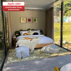 Luxe 20 pieds 40 pieds <span class=keywords><strong>Design</strong></span> moderne modulaire préfabriqué résidentiel 2 chambres Pod House Home Apple Cabin Mobile Home for Sales - Product Image 3