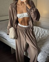 Ensemble survêtement sport zippé personnalisé avec logo 2026, survêtement décontracté pour femme, pantalon de survêtement et sweat-shirt oversize