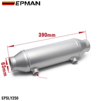 مبرد بيني من نوع EPMAN Barrel Style من نوع ماء إلى هواء، بقطر داخلي/خارجي 4×10 بوصة، وقطر داخلي/خارجي 2.5 بوصة، مبرد سائل من الألومنيوم لمحركات التوربو والسوبر تشارجر EPSLY250