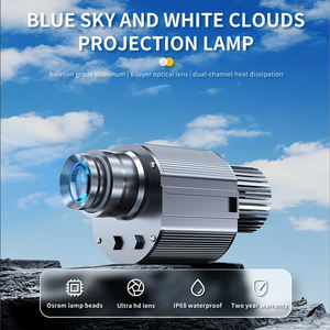 Blue sky white <span class=keywords><strong>cloud</strong></span> advertising projection light outdoor park ground floating walking map logo creativo proiettore gobo - Product Image 2
