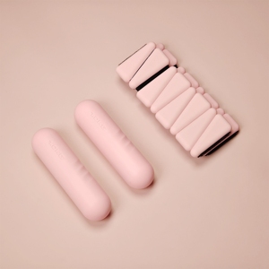 Silicone Hand Weight 2lb 4lb Ankle Wrist Weights for Pilates Yoga Workout Barbell Bar Power Ring for <b>Strength</b> <b>Training</b> - Product Image 4