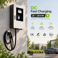 EVEGO 21kW 240V Monophasé Terminal de point de vente Équilibrage dynamique de la charge OCPP 1.6J CCS1 Sites de stationnement professionnels Compteur intelligent Chargeur DC pour VE