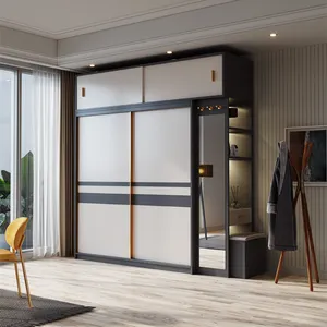 Großhandel Doppelbett Moderne Schlafzimmer möbel Set Kingsize-Bett Holzbett Lagerung