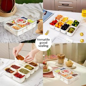 Boîte à collations portable à 8 compartiments avec compartiments étanches pour un stockage facile des aliments - Product Image 4