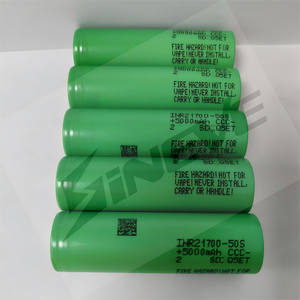 แบตเตอรี่ลิเธียมไอออนแบบชาร์จได้ 21700 50S 5000mAh <span class=keywords><strong>3</strong></span>.7V สต็อกยุโรป 25A รองรับการคายประจุ รับประกัน <span class=keywords><strong>3</strong></span> ปี อายุการใช้งาน 6000 รอบการชาร์จ - Product Image 2