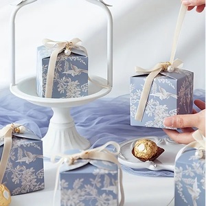 Bán Buôn Sang Trọng Giáng Sinh Sinh Nhật Đám Cưới Sô Cô La Dragee Ngọt Ngào Kẹo Món Quà Ủng hộ Giấy Dập Nổi Thư Mục Bao Bì Cho Khách - Product Image 5