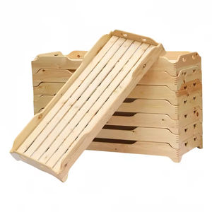 High Quality Montessori Spliced Solid Wooden Children Beds Double Bedrooms <strong>Sheets</strong> Car Bunk Beds for Children - Product Image 5