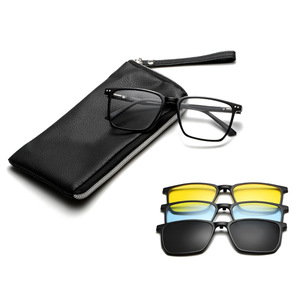Lunettes de soleil magnétiques Greyjack 3 en 1 pour hommes, monture TR90 avec verres TAC, protection UV400, interchangeables pour la pêche et la conduite - Product Image 4