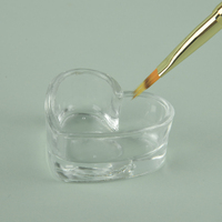 Transparente 120ml Nagel GEL Sternform Glas Glas Kerzen glas Kerzen herstellung Halter Laternen