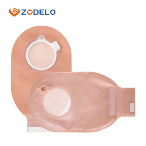 Zodelo tıbbi malzemeler iki parçalı opak Velcro kapatma uzak kızılötesi dezenfekte CE sertifikalı 16x28cm Ostomy Ileostomy bakım - Product Image 1