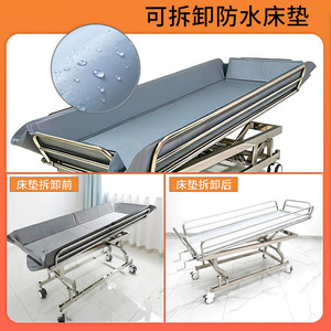 <b>Portable</b> <b>Bathing</b> Bed For Elderly Foldable Height Adjustable Manual Nursing Bed Household Multi Functional Bathroom Safety - Product Image 4