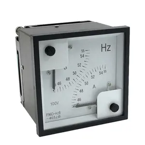 96x96mm cuadrado doble Hertz Hz medidor de 45-55Hz 55-65Hz