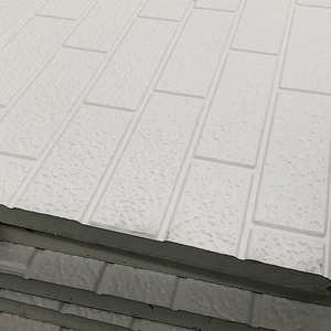 Pannello Sandwich Decorativo in Poliuretano PU da 16mm 20mm, Pannello Isolante in Metallo Intagliato per Pareti Esterne - Product Image 2