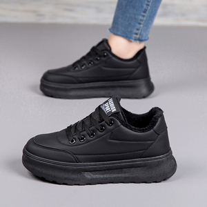 Zapatos Casuales de Mujer con Suela Gruesa y Elevada, Antideslizantes, Resistentes al Desgaste, Deportivos y a la Moda, de Color <span class=keywords><strong>S</strong></span>ólido - Product Image 6