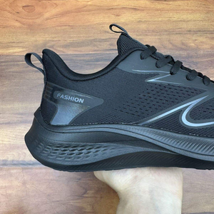 Chaussures de sport en cuir véritable pour hommes, à lacets, pour la course à pied, le tennis, l'entraînement, la mode, légères, pour la salle de sport, la marche - Product Image 6