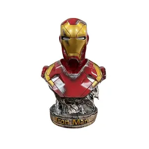 Marvel Alliance Iron Man Mk85 resin kerajinan patung, mal ruang tamu di lantai patung besar