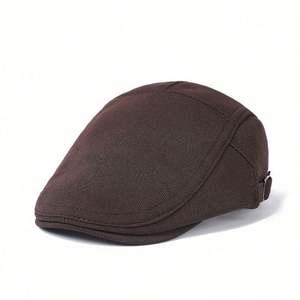 Béret de style anglais vintage unisexe, casquette plate Ivy pour adultes, hommes et femmes, look littéraire pour jeunes, idéal pour un usage décontracté ou en extérieur - Product Image 3
