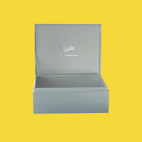 Boîte cosmétique holographique personnalisée avec logo unique, emballage léger, pour coffret cadeau de lotion de beauté pour les fêtes par STPP