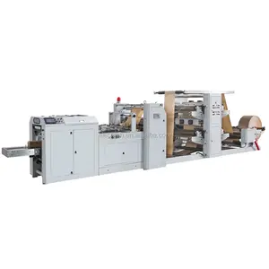 Totalmente automático Fondo afilado de papel de la máquina de fabricación de bolsas con la máquina de impresión flexográfica