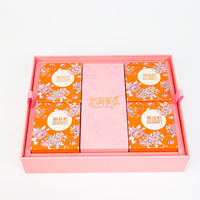 Boîte cadeau en papier personnalisée de haute qualité OEM, vente en gros, emballage de luxe pour ensemble de pâtisserie, papier alimentaire sûr pour la promotion de la marque, fourniture de cadeaux