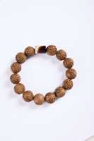Bracelet d'aromathérapie aux herbes chinoises traditionnelles, bracelet en perles parfumées aux herbes naturelles pour soulager le stress, cadeau bien-être, boîte de bracelet