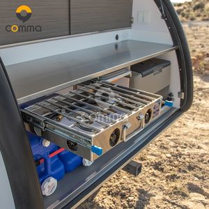 Casa rodante de un dormitorio, caravana Pop-Up, Mini Camper con soporte - Product Image 5