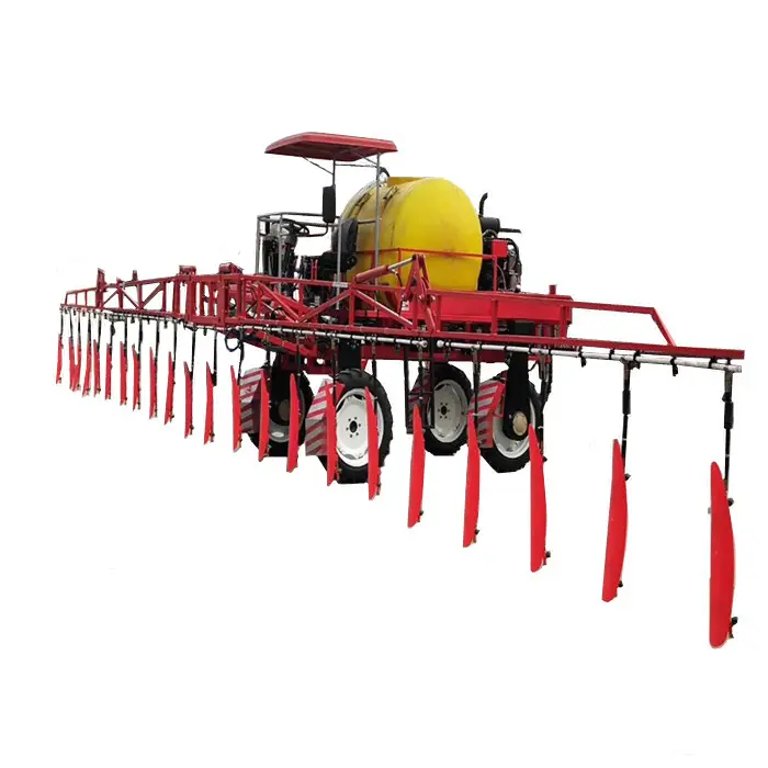 Widely popular four-wheel drive tractor boom sprayer use in farm and garden agricultural chemical spraying machine