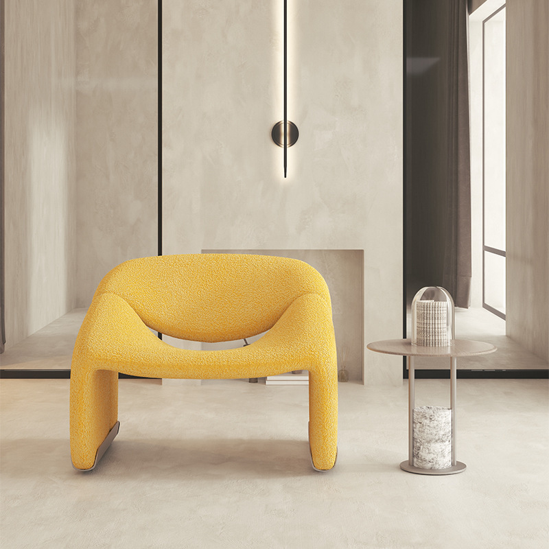 Asiento individual amarillo. Otros colores disponibles.