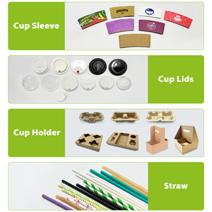Vasos de Papel Desechables Biodegradables de Doble Pared con Marca Personalizada para Cafeterías, Tiendas de Café, Clubes de Capuchino y Campamentos - Product Image 6
