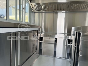 Remolque de Comida Móvil para Café, Helados y Comida Rápida, Totalmente Equipado, Vantage Remorque, Camión de Comida Móvil en Venta - Product Image 6