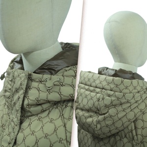 Boying 2025 nouvelles dames élégant sportif Hip Hop en gros Patchwork couleur bloc pleine fermeture éclair extérieur vers le bas manteau pour l'hiver - Product Image 3