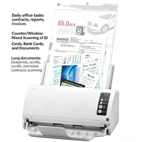 Scanner de documents de bureau professionnel F-ujitsu Fi-7030 A4 CIS couleur recto-verso 600 dpi USB en stock