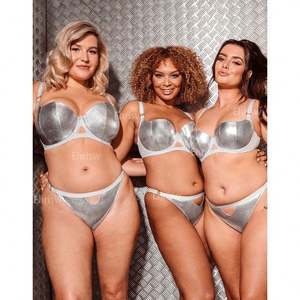 2023 Curvy Bra CURVY KATE Levantar Varanda acolchoada Sutiã Cinza prateado - Product Image 6