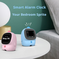 Réveil intelligent multifonctionnel IA de qualité supérieure, respectueux des yeux, pour enfants, robot de gestion du temps pour la maison, l'étude, la chambre, cadeau