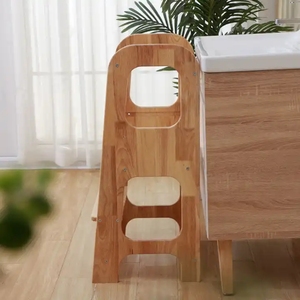 Meubles en bois, tour d'apprentissage pour la cuisine, marchepied pour enfants, tabouret pour tout-petits - Product Image 2