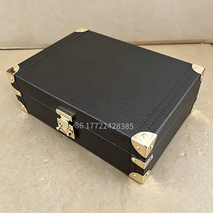 Caja y estuche de almacenamiento de relojes de marca directo de fábrica para hombre, organizador de relojes de lujo con 8 ranuras y logotipo personalizado para relojes de marcas famosas - Product Image 6