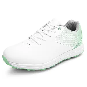 Precio de fábrica, Golf sintético, Chaussure, malla, niñas, zapatos de Golf, calzado profesional, cordones, hombre, zapatillas deportivas resistentes al desgaste