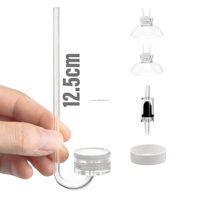 Diffuseur d'atomiseur CO2 Neo à fond plat en acrylique transparent et écologique pour aquarium, plantes aquatiques, aquarium de poissons, salon