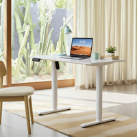 Bureau de bureau et table d'étude à hauteur réglable et flexible à moteur unique durable Bureau de jeu debout et assis pour la maison et le bureau