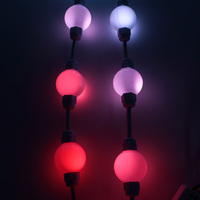 Lumière LED à pixels adressables ronde de 35 mm, 1,44 W, IP67, étanche, programmable, pour l'éclairage de façade de bâtiment